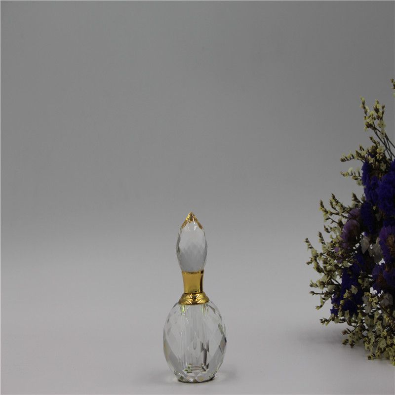 欧式梳妆台摆设精致水晶香水瓶小号创意透明香水精油瓶图