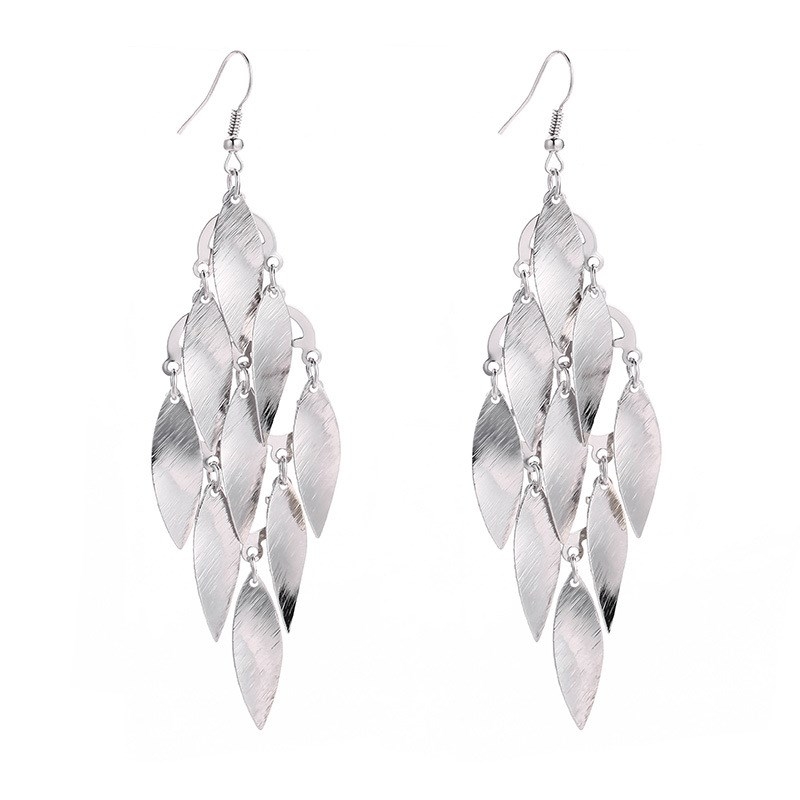 韩国时尚银色复古耳饰夸张欧美女产品图