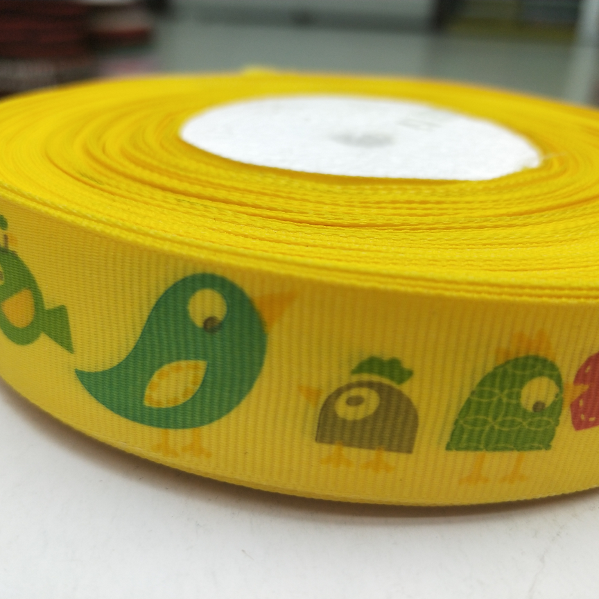2.5cm8 ribbon Special Ribbon lace Polyester thread grey bright red printing English alphabet printing five-pointed star screen printing Heat transfer digital printing Do flower DIY ribbon 50 yards 82 thumbnail