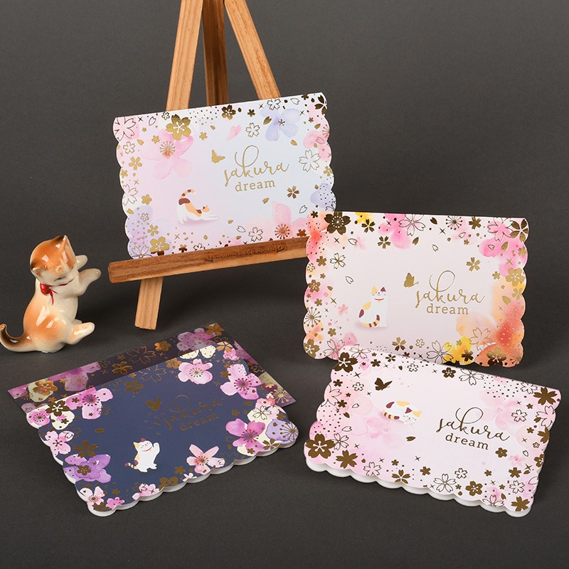 硫酸纸-05创意立体贺卡情人节七夕小贺卡鲜花烘焙生日感谢祝福卡片详情图3