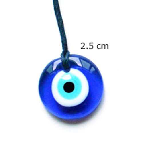Glass Blue Eye Pendant Accessories, Turkish Greek Devil's Eye Handcrafted Glass Pendant, Cross-Border Foreign Trade Source, Siyao Jewelry Specification drawing