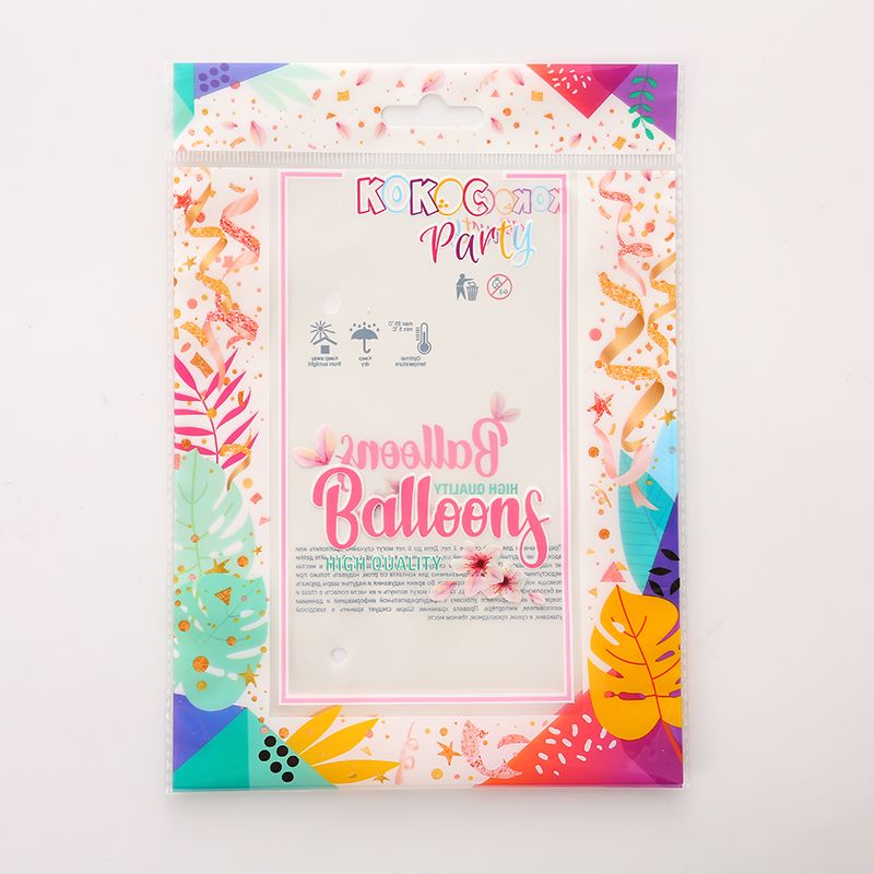 Balloon opp packaging bag color printing custom factory direct sales Item Picture