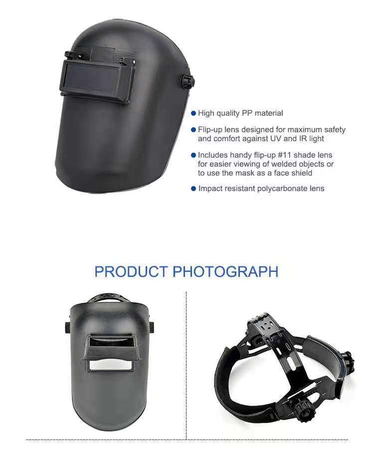 头戴式电焊面罩 翻盖电焊面罩 台式小视窗详情图1