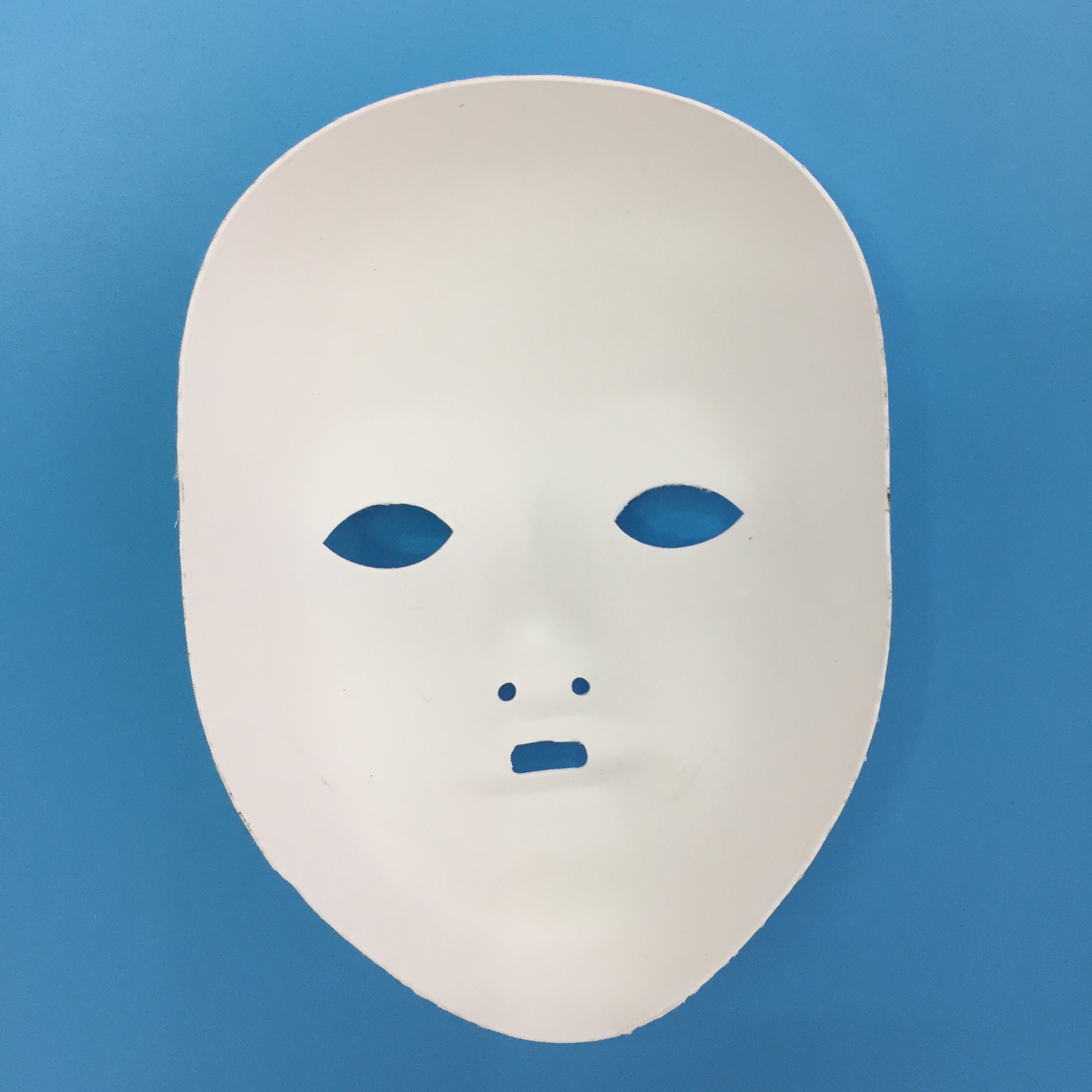 一次性动物款彩绘面具DIY创作个性手绘BB脸小孩面具绘画玩具详情图2