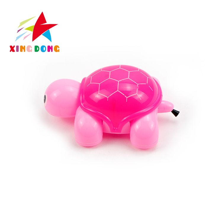 儿童玩具 实色拉线小乌龟 带灯光响铃 拉线玩具 细节图