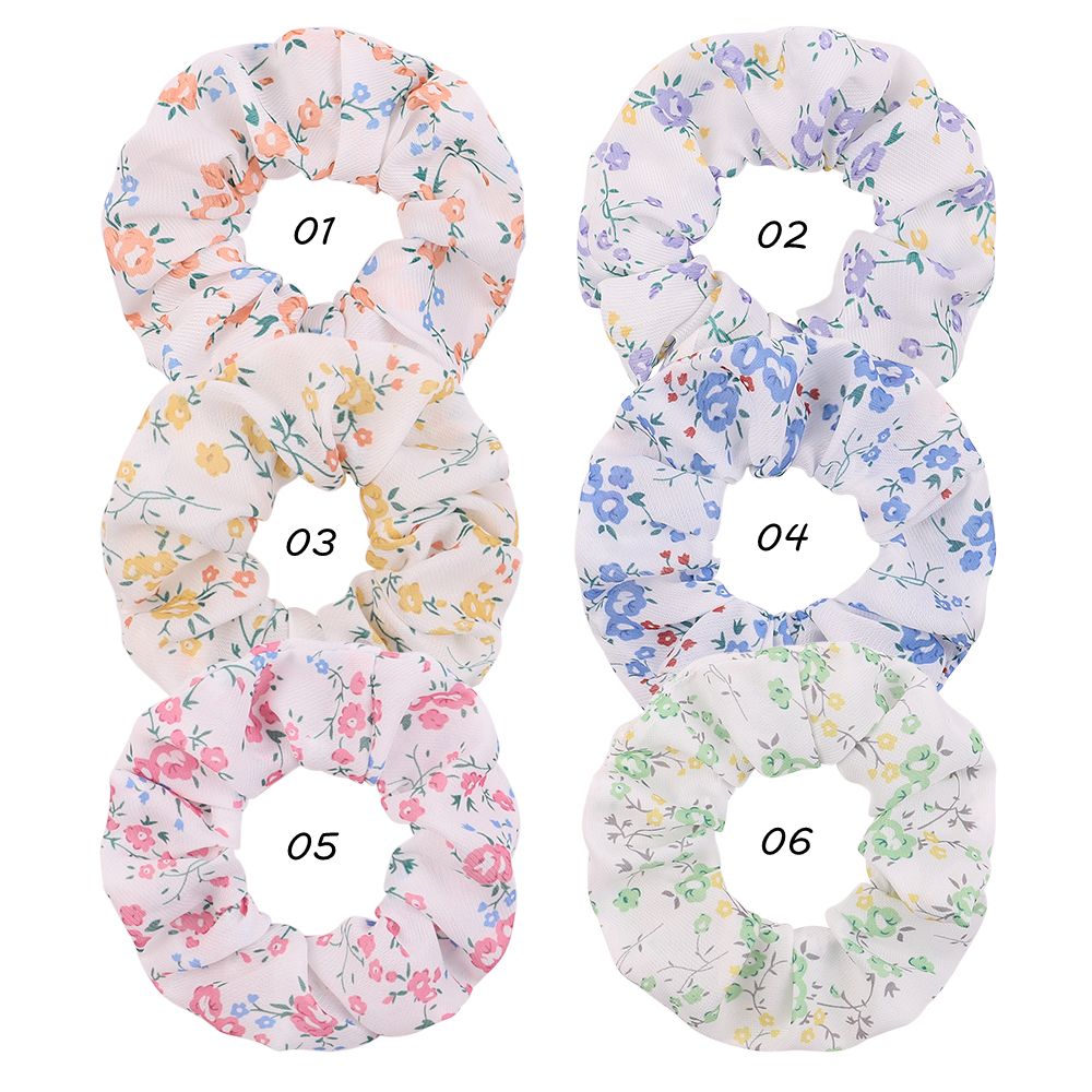 Small floral hair tie