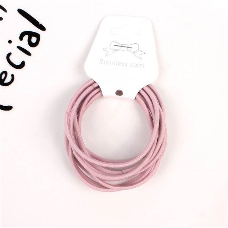 Tie Hair Band Wool Towel Circle Thin Scrunchie Base Head Rope details Picture