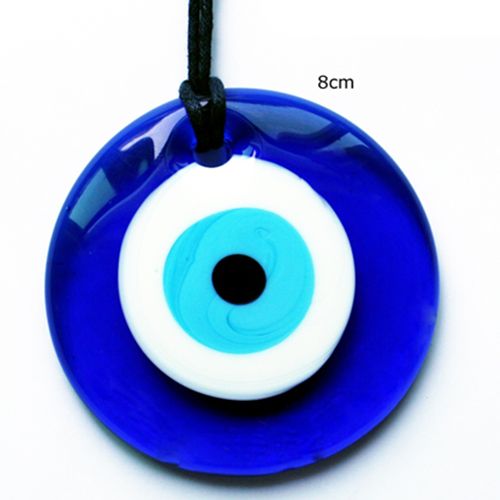 Glass Blue Eye Pendant Accessories, Turkish Greek Devil's Eye Handcrafted Glass Pendant, Cross-Border Foreign Trade Source, Siyao Jewelry Item Picture
