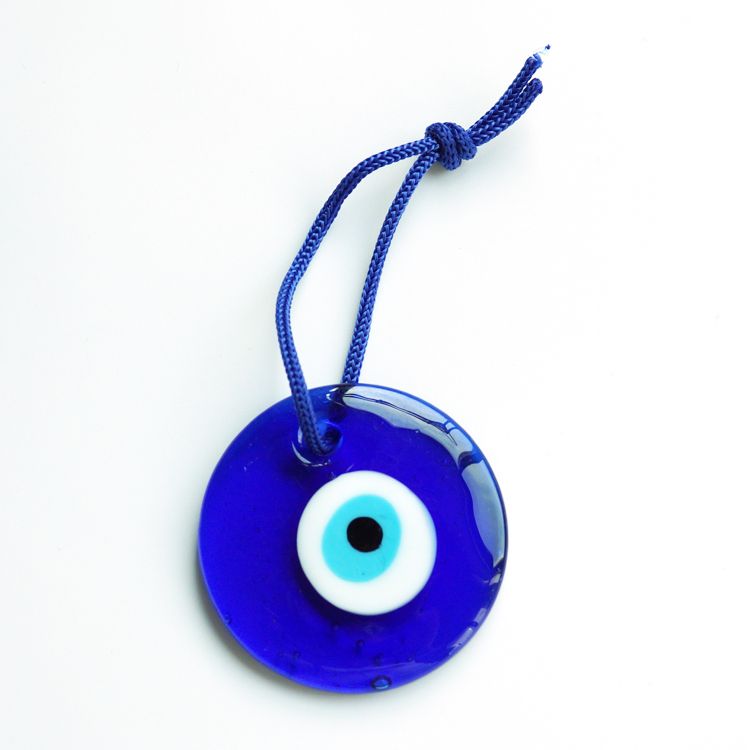 Glass Blue Eye Pendant Accessories, Turkish Greek Devil's Eye Handcrafted Glass Pendant, Cross-Border Foreign Trade Source, Siyao Jewelry details Picture
