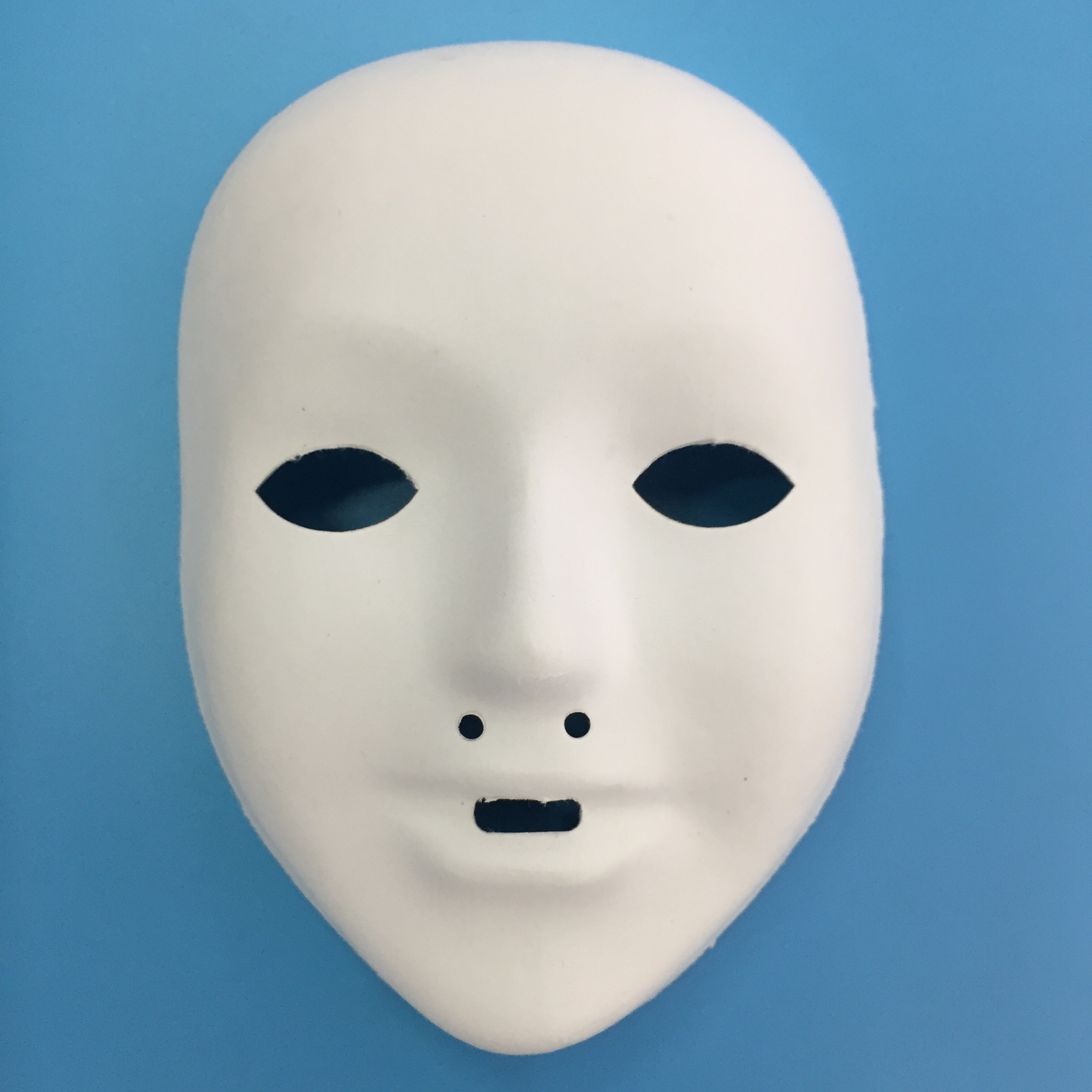 一次性动物款彩绘面具DIY创作个性手绘BB脸小孩面具绘画玩具详情图1