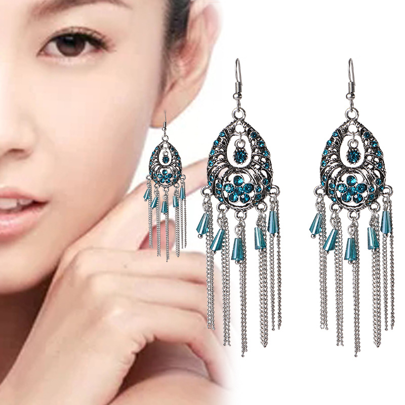 Fashionable and trendy simple earrings, popular ethnic style earrings, 65 elegant and trendy