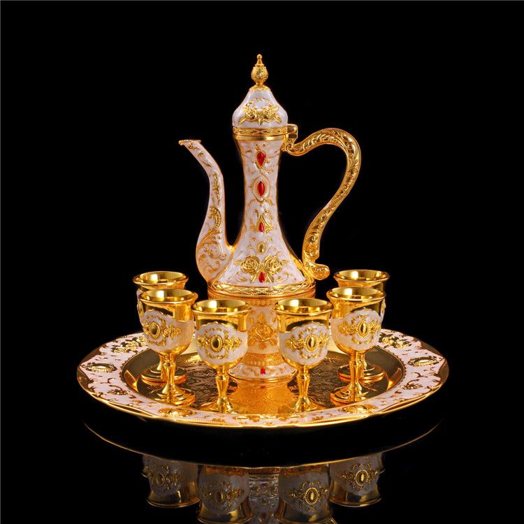小号圆形玫瑰花酒具7