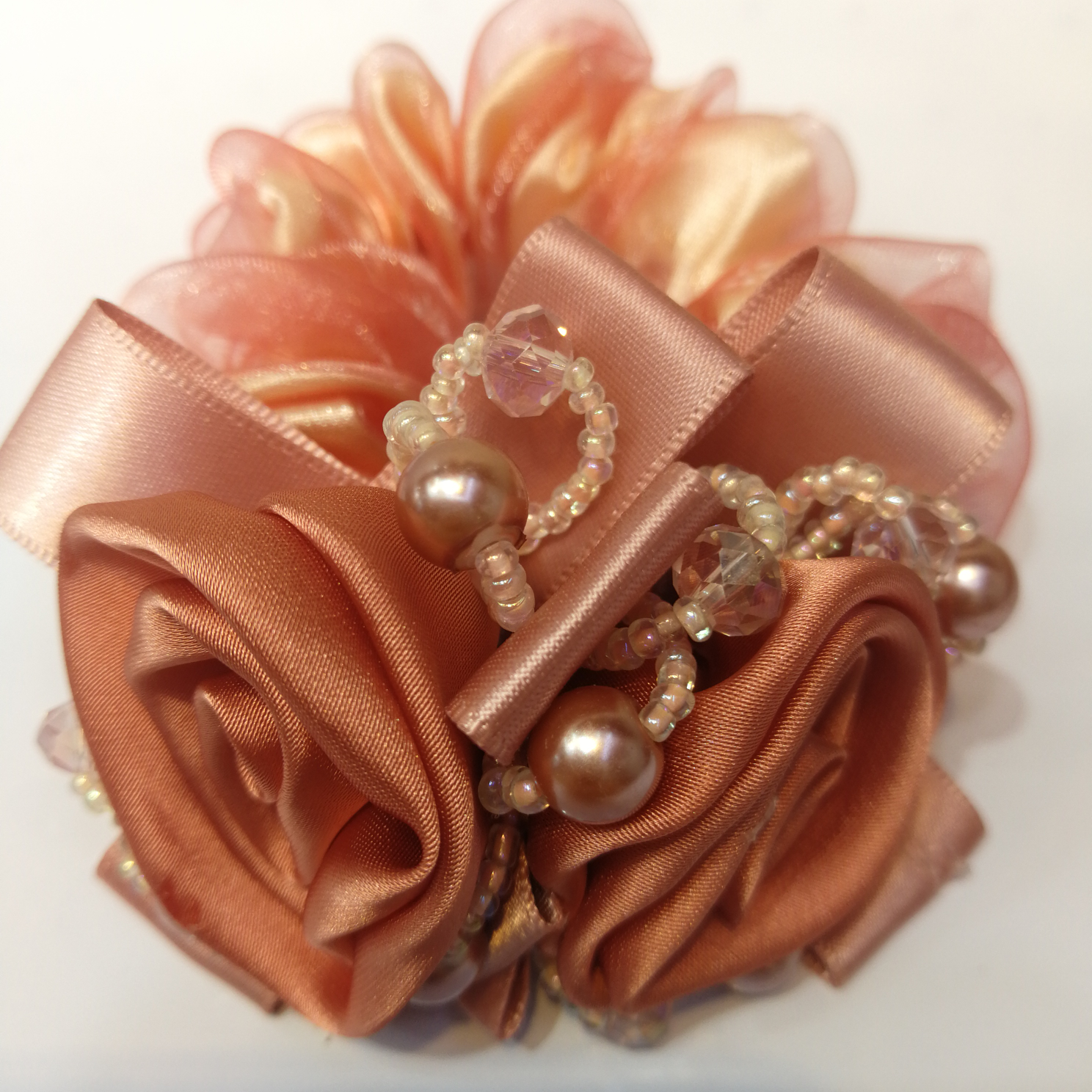 8010号一段纱花深粉色