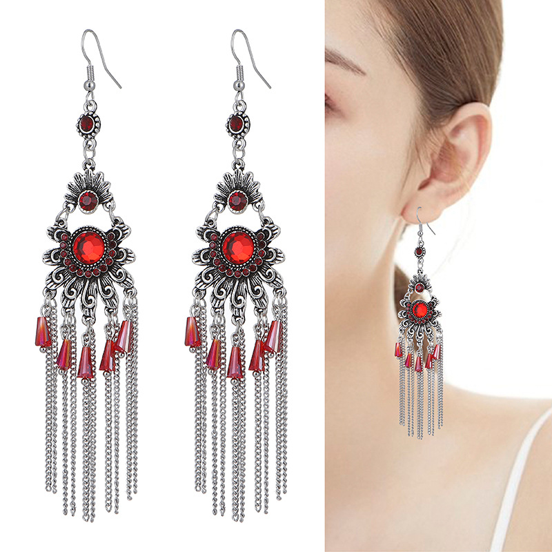 Summer outing: Ladies' trendy, simple and versatile Bohemian ethnic style earrings 66 Ya Xin