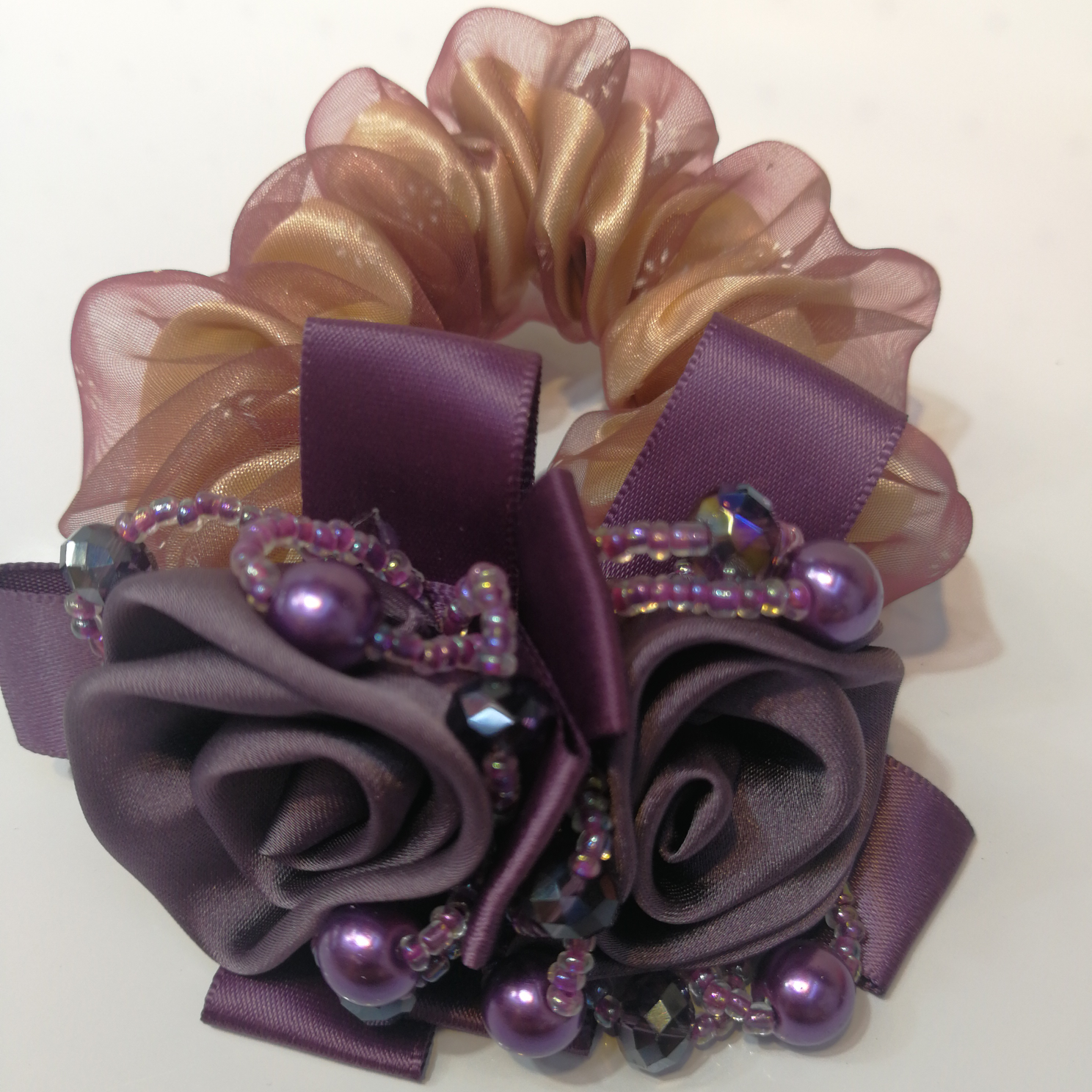 8010号一段纱花深紫色