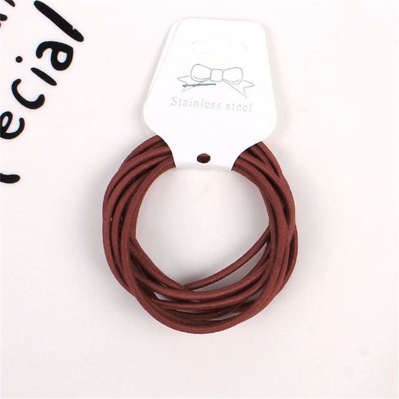 Tie Hair Band Wool Towel Circle Thin Scrunchie Base Head Rope