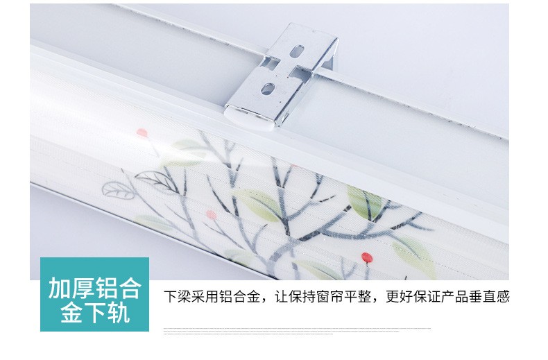 Wholesale office and home sunshade and breathable curtains with drawstring lifting, thickened double-layer seven-pleated soft gauze curtains from the manufacturer detail image 11