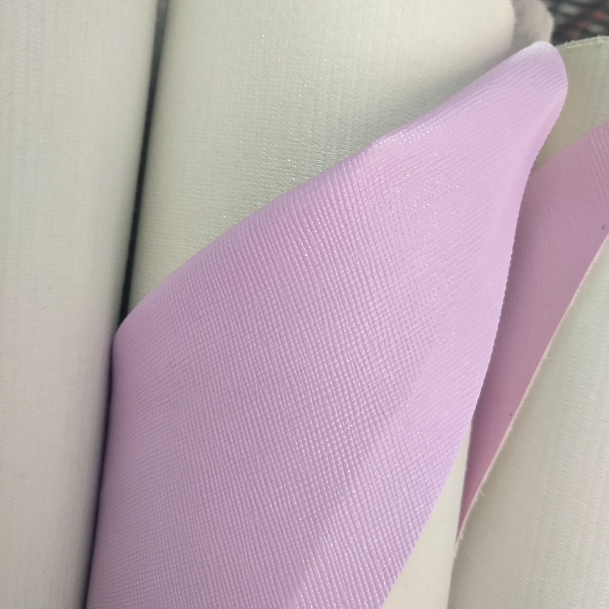 珠光小十字纹，紫色，皮面