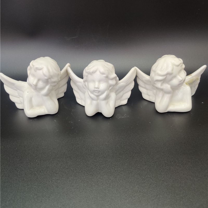 北欧风格ins高档烛台白瓷摆件手工陶瓷送礼佳品高端定制 宝鼎056