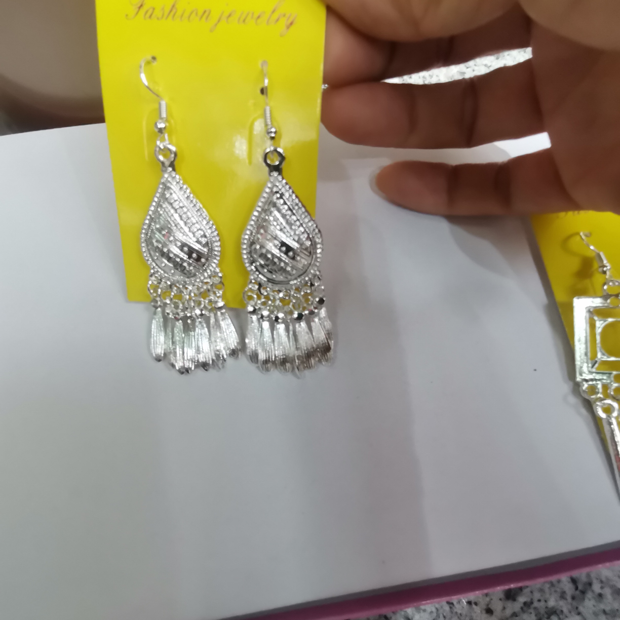 Korean version fashionable, stylish, versatile, simple and elegant lady Miao Silver Ear Ring 66 elegant New