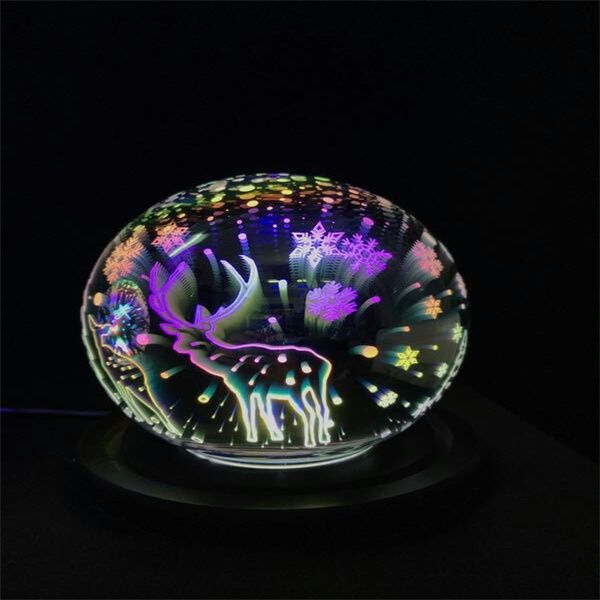 3D 麋鹿壁插香薰灯 安神助眠 卧室小夜灯