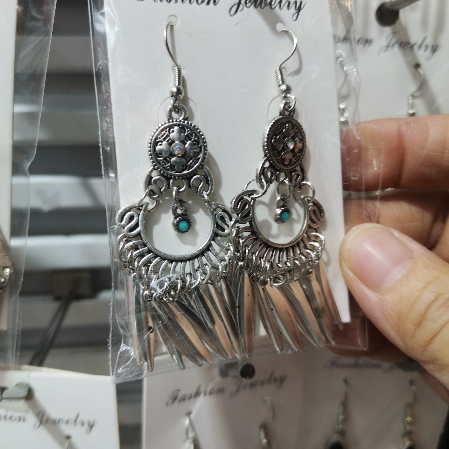 Korean version fashionable, stylish, versatile, simple and elegant silver ear rings 66, elegant and new