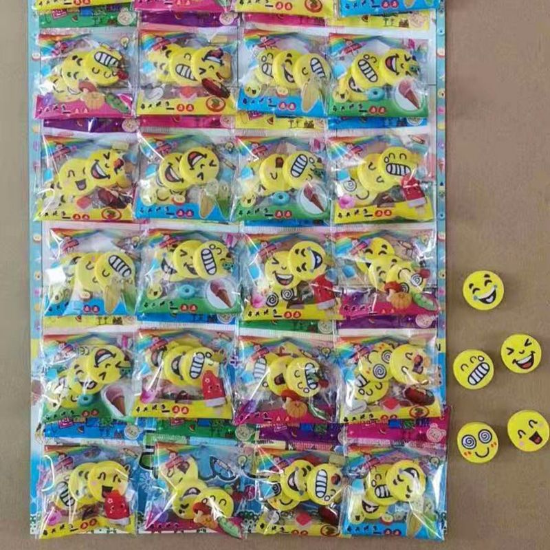 表情橡皮擦板装儿童玩具