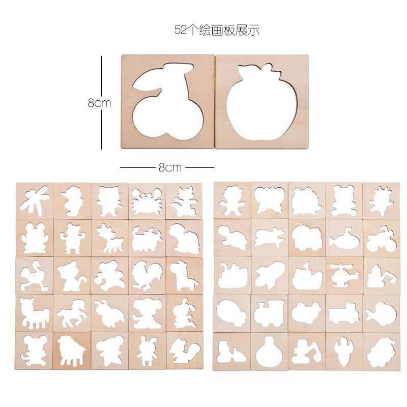 色彩丰富 趣味性强 锻炼宝宝识别颜色 视觉能力培养 逻辑思维能力锻炼 早教启蒙训练 画画兴趣培养 学画画工具套装白底实物图