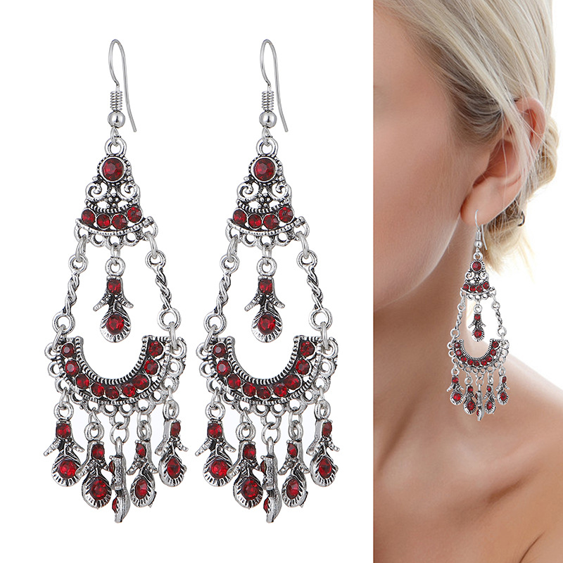 Chinese-style earrings are versatile, simple, fashionable and stylish for ladies. 66 Ya Xin Specification image