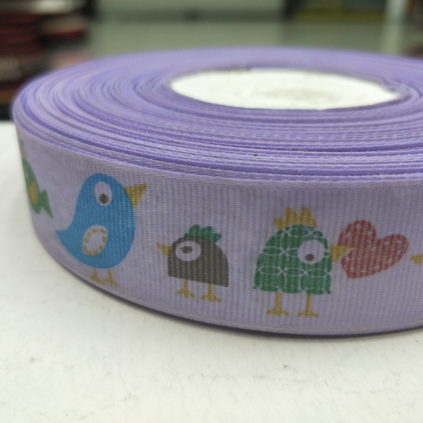 2.5cm8 ribbon Special Ribbon Lace Polyester thread grey bright red printing English alphabet printing five-pointed star screen printing Heat transfer digital printing Do flower DIY ribbon 50 yards 84 thumbnail
