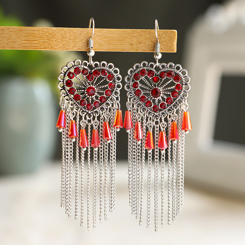 Fashionable and trendy simple earrings, popular ethnic style earrings, 65 elegant and trendy Application Scenario