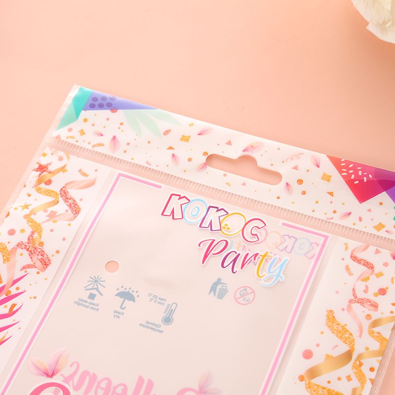 Balloon opp packaging bag color printing custom factory direct sales Specification image