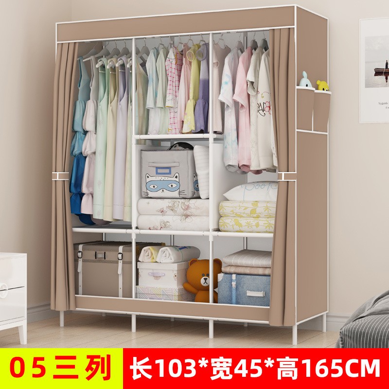 简易布艺布衣柜详情图4
