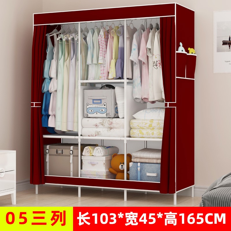 简易布艺布衣柜详情图7