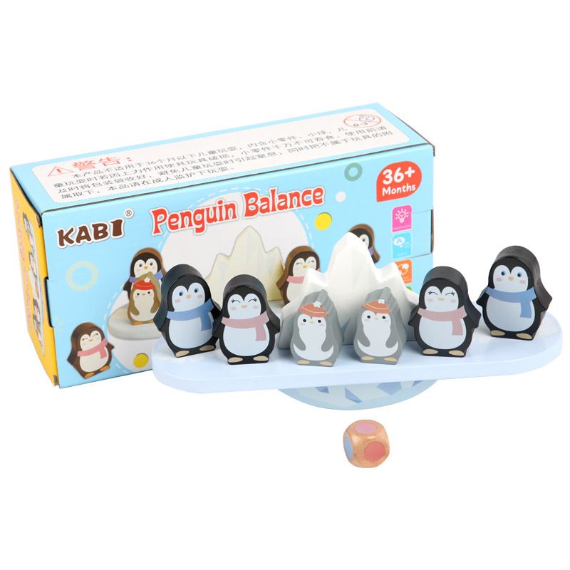 KABI wooden animal balance Building blocks Jenga parent-child interactive children's early education educational toys stall toys