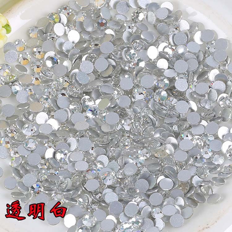 水晶玻璃平底钻水钻 美甲钻DIY手机壳美容美甲贴钻饰品配件详情图8