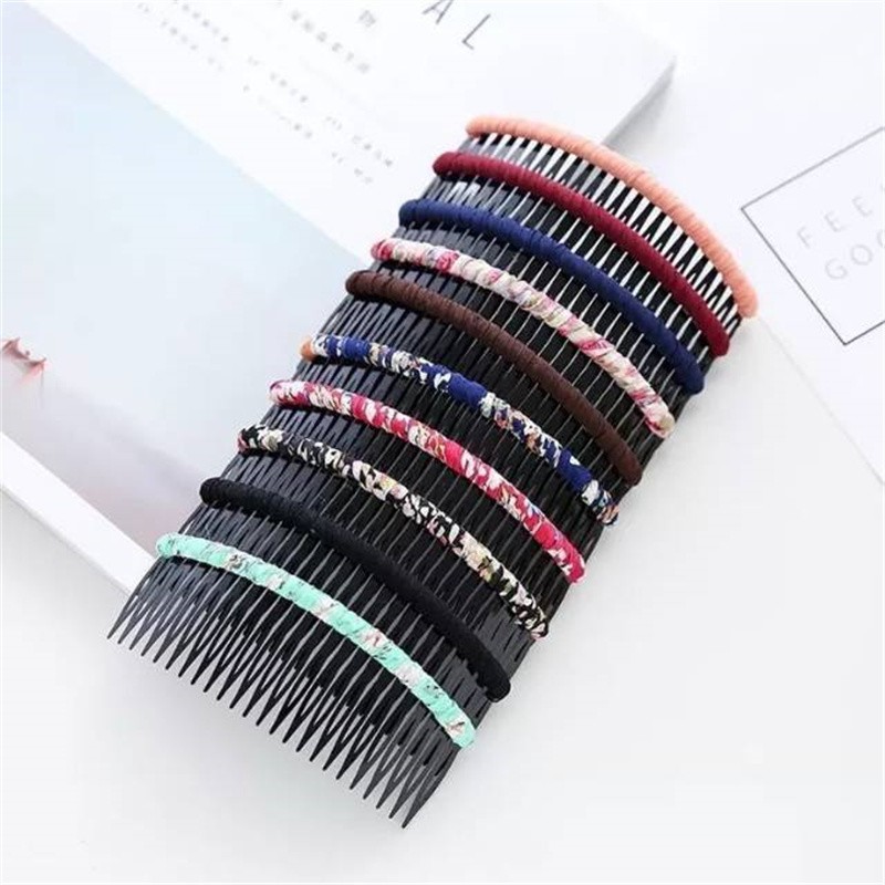 Explosive One-Line Plastic Hair Clip Hair Clip Specification drawing