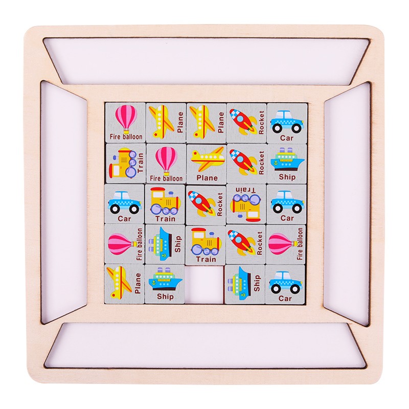 The fun traffic matching intelligence game is rich in colors and highly entertaining. It can exercise babies' color recognition and visual ability, cultivate logical thinking ability, and exercise early education enlightenment training. It is a parent-child game detail image 1