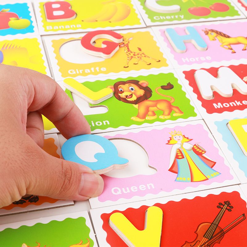 The digital and letter recognition cards are rich in color and highly entertaining. They can help babies recognize color vision, cultivate logical thinking ability, and exercise early education and enlightenment training as well as parent-child games details Picture