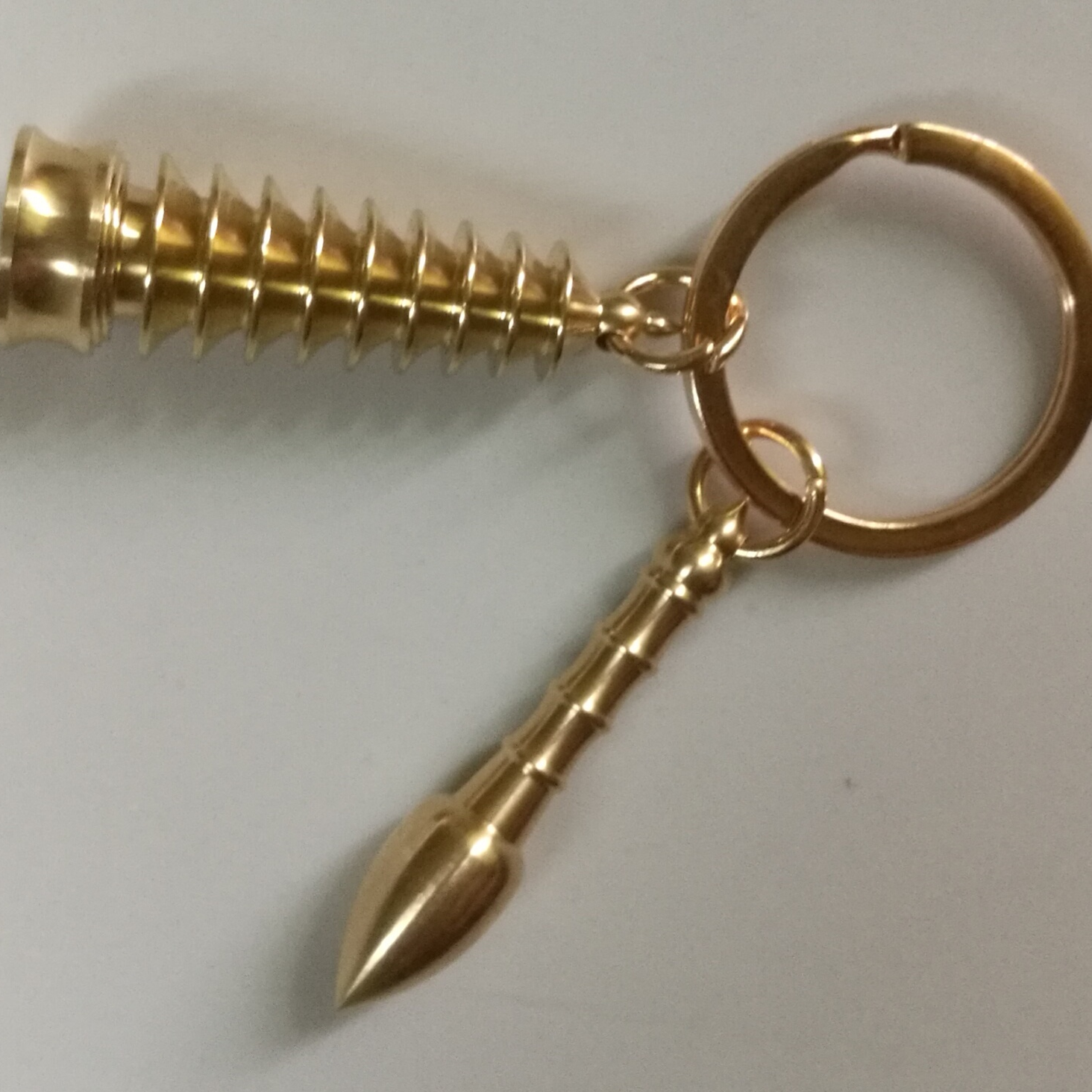Brass Wenchang Pagoda with Wenchang pen as a gift, natural custom gift box
