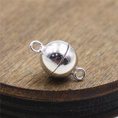手工DIY配件 手链磁性扣子 珍珠项链磁铁扣 圆球扣6 8MM