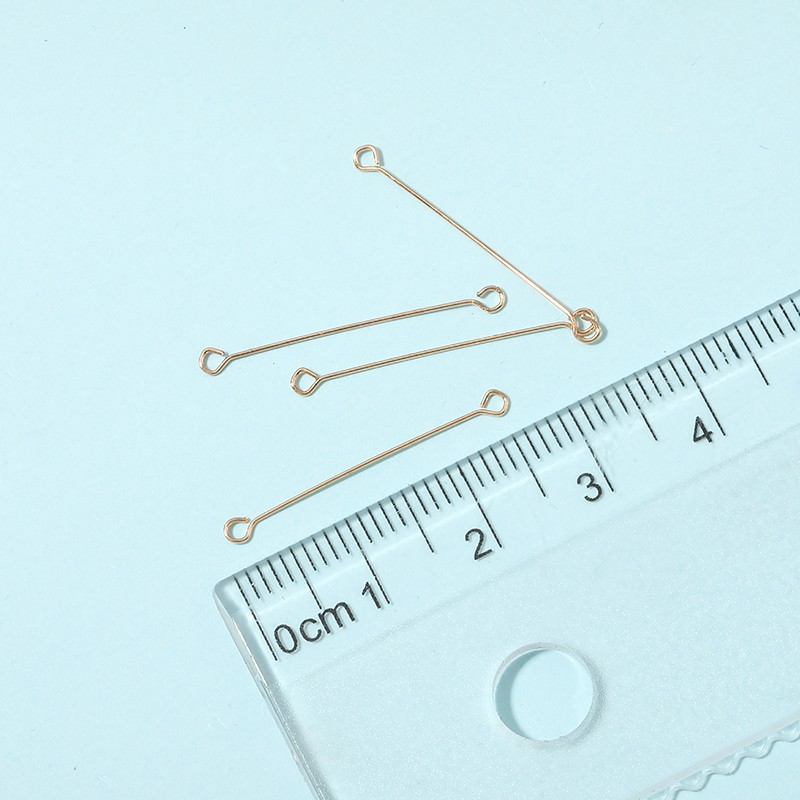 双头9字针连接棒DIY手工制作长款耳钉耳环耳饰品配件吊坠材料包详情图2