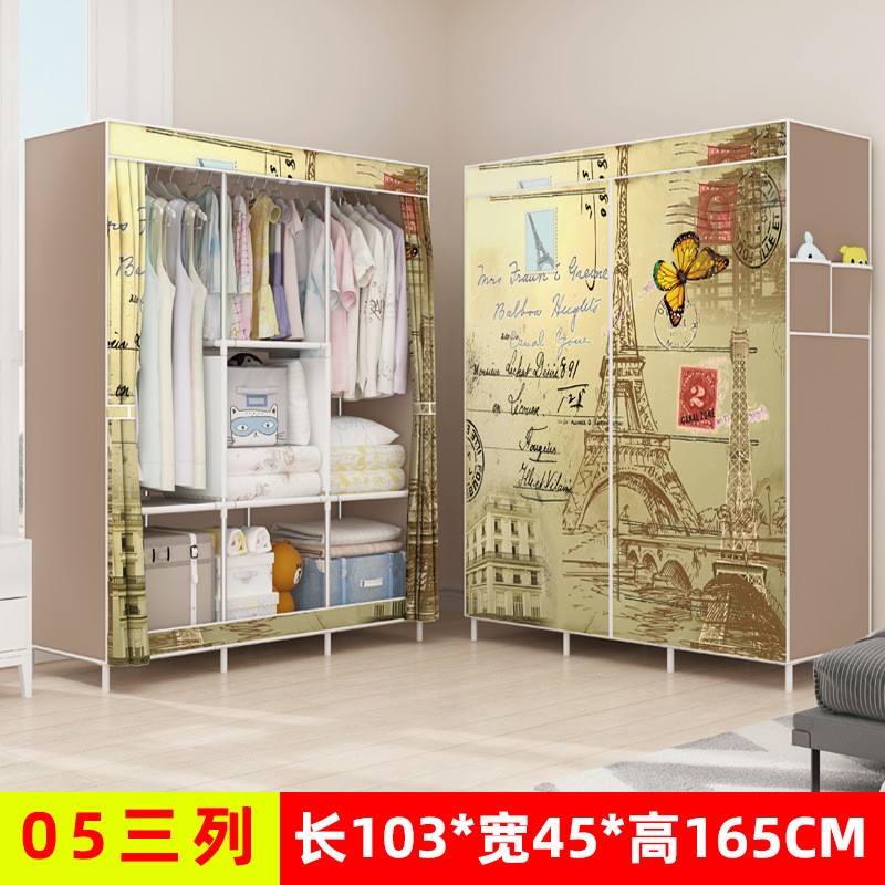 简易布艺布衣柜详情图5