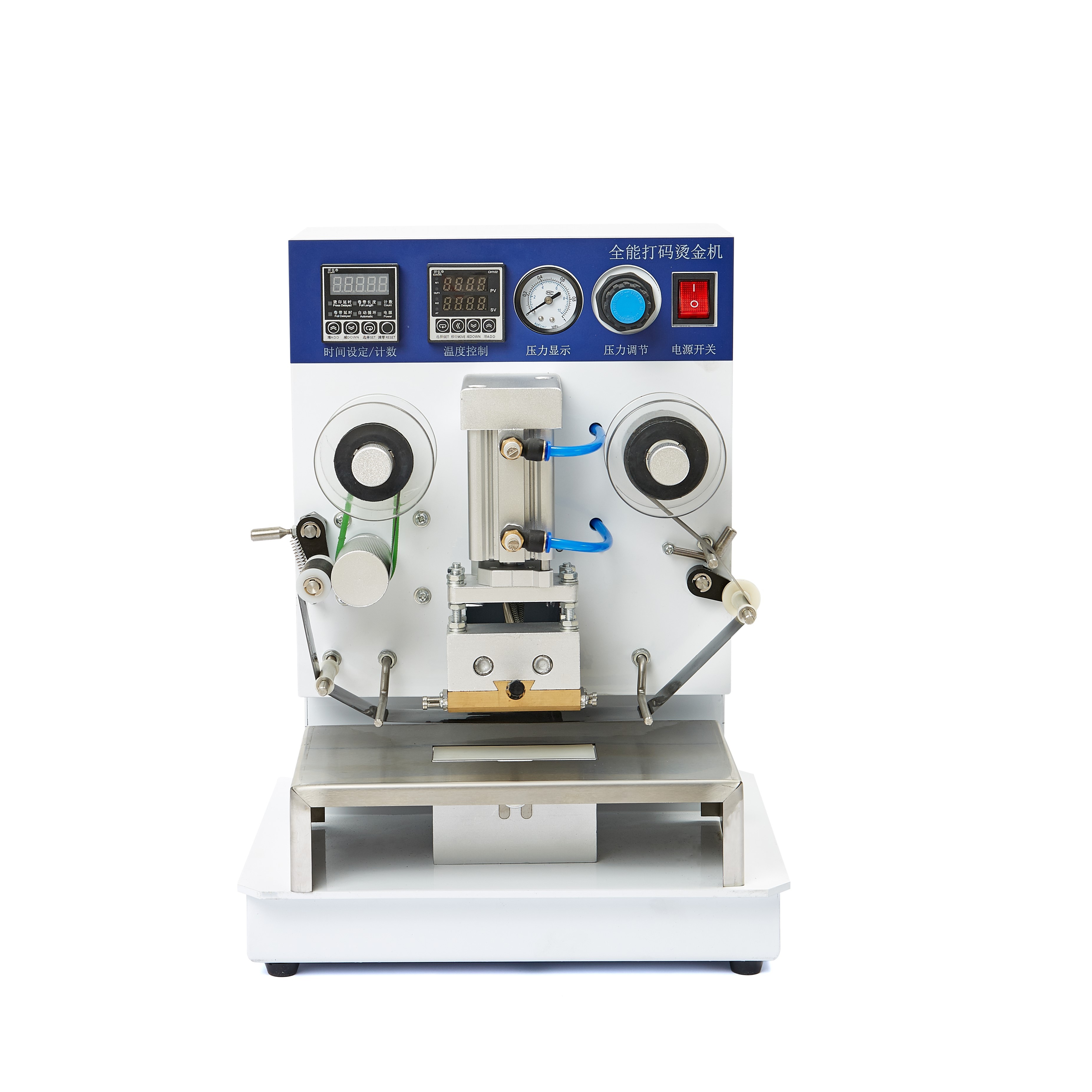 Coding and hot stamping machine, pneumatic hot stamping machine, pneumatic leather and paper hot stamping machine, hot stamping and creasing machine, hot stamping machine, coding machine pic 1