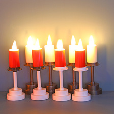 新款创意摇摆蜡烛灯LED电子仿真蜡烛小家居摆件婚庆布景装饰用品