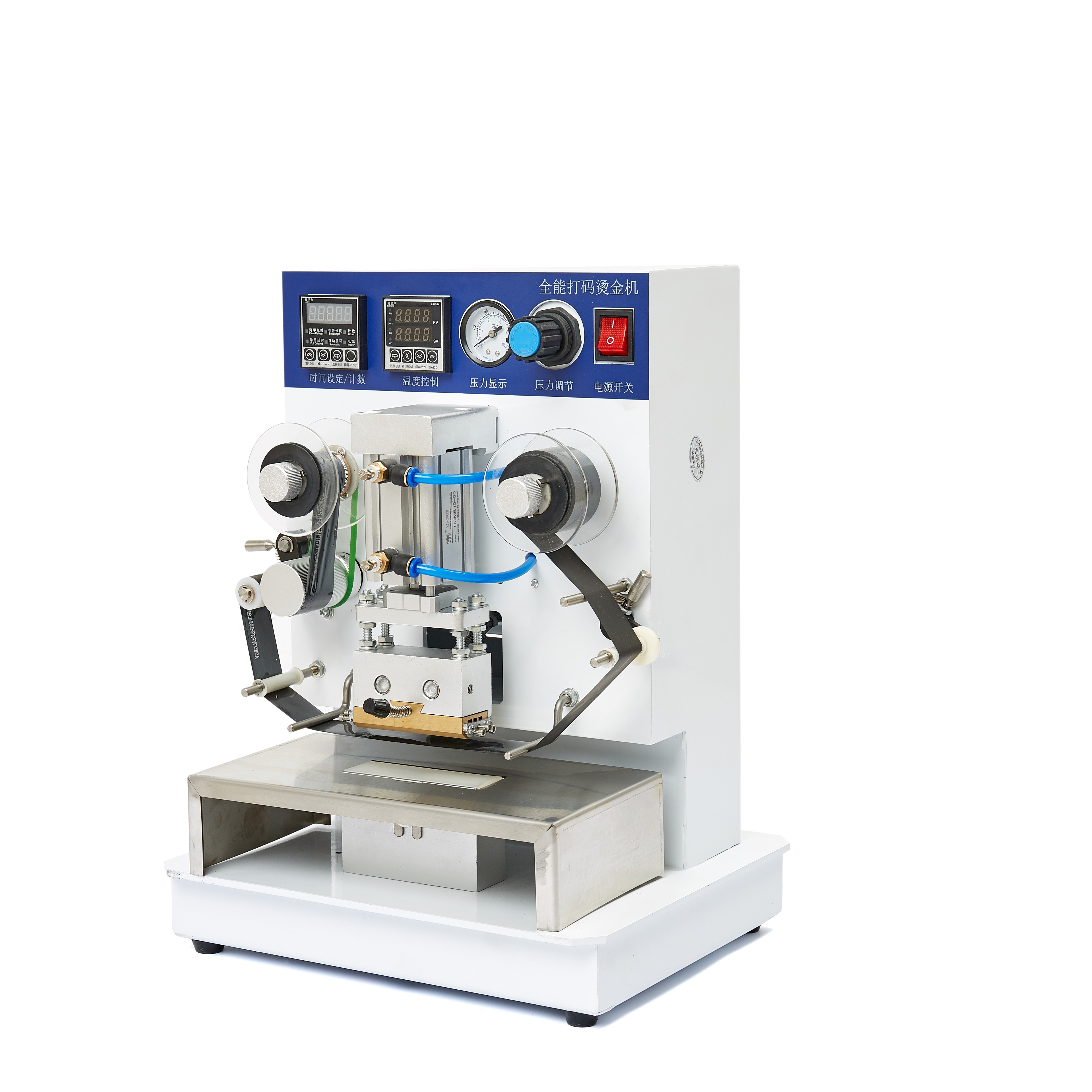 Coding and hot stamping machine, pneumatic hot stamping machine, pneumatic leather and paper hot stamping machine, hot stamping and creasing machine, hot stamping machine, coding machine pic 2