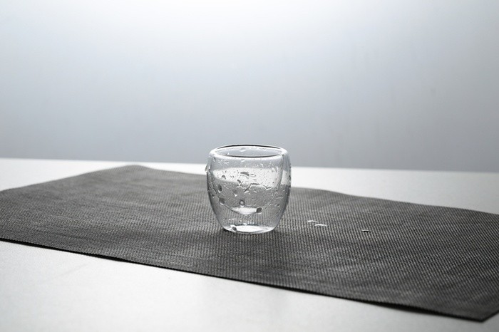 High borosilicate heat-resistant double-layer glass tea cups, heat-insulating transparent cups, Gongfu tea sets, small-capacity double-layer cups, glass cups detail image 12