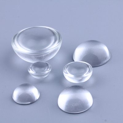 diy饰品配件手工材料半球透明贴片实心半球正圆玻璃片底托贴片