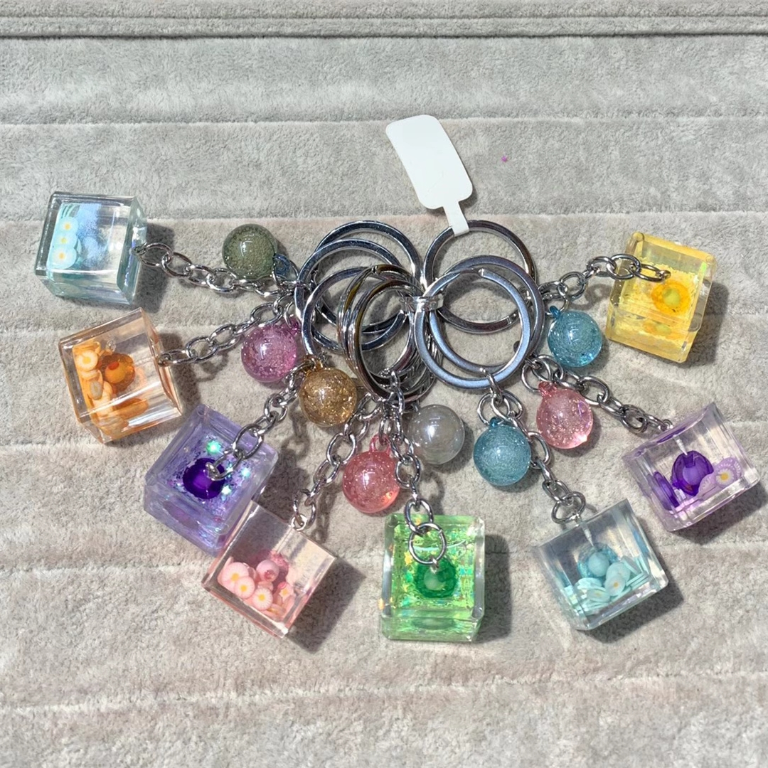 Acrylic water drop plus small accessory pendant series mixed 7