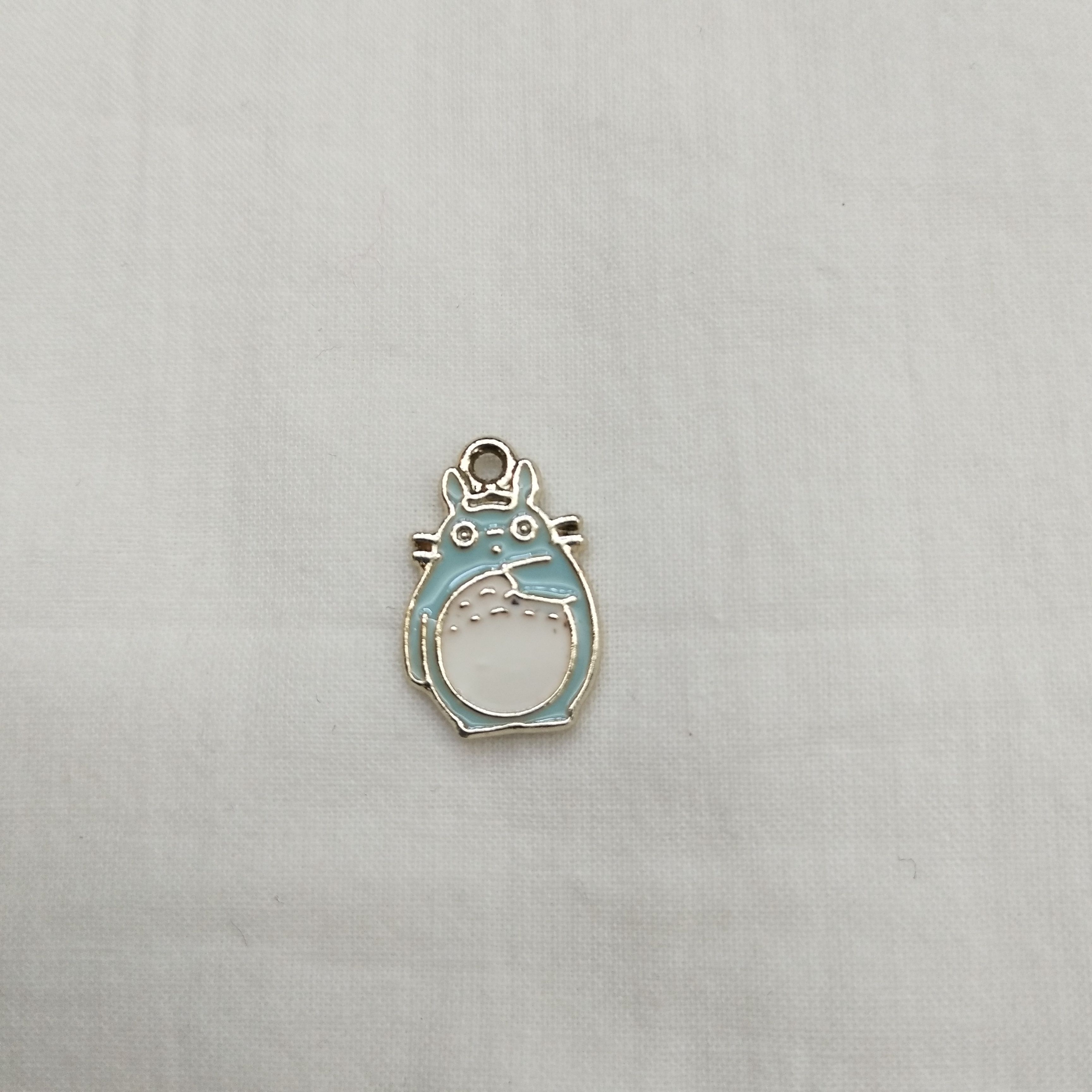 DIY handcrafted jewelry accessories: Alloy simple single oil-dripping cartoon pendant with decorative earrings (100ps per pack) Cartoon oil-dripping Totoro and mouse